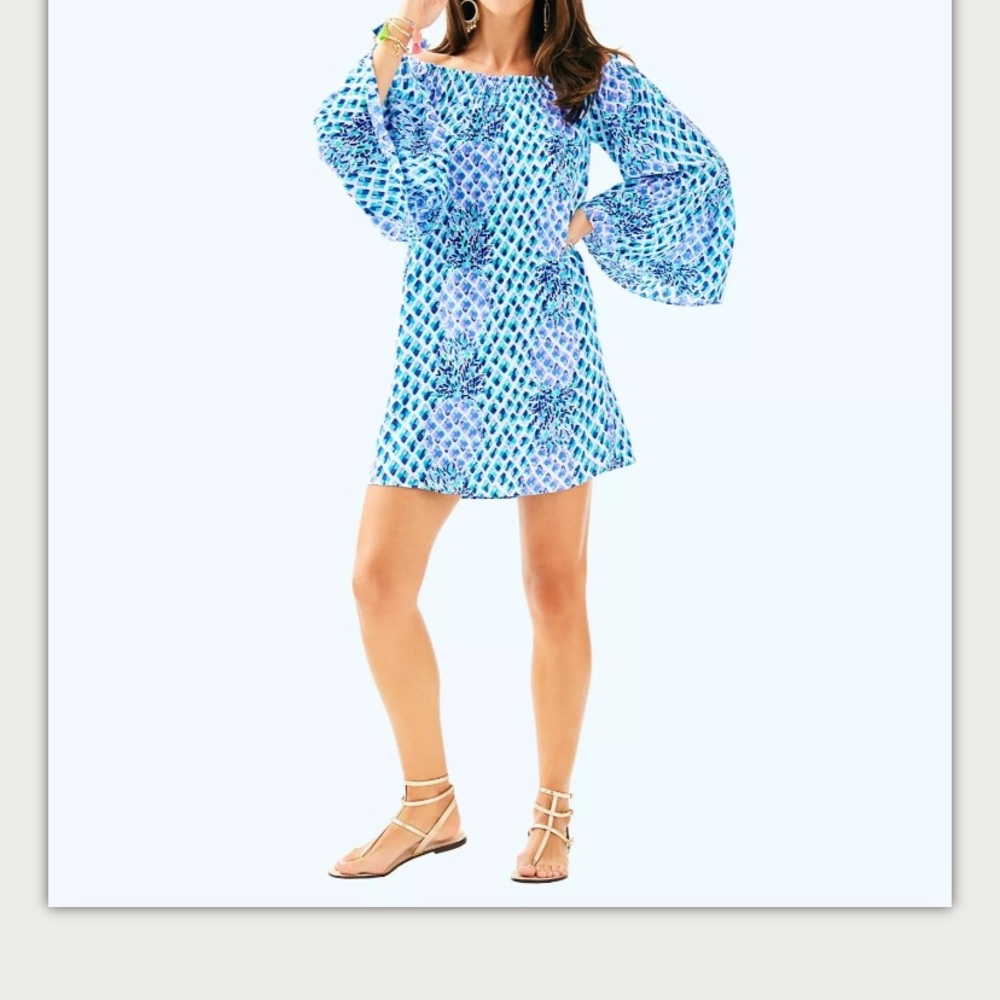 Lilly Pulitzer Nevie Off The Shoulder Dress